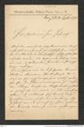 Nachlass Franz Steindachner, Brief von Hermann Danner an Franz Steindachner (28.09.1890), Inv.Nr. 93.03, Seite 1